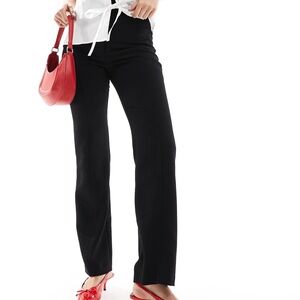 High rise seam detail pants